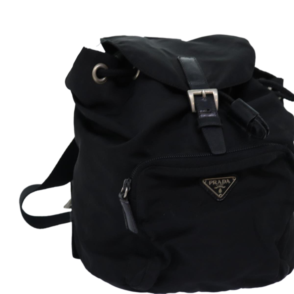 PRADA Backpack Nylon Black  72159