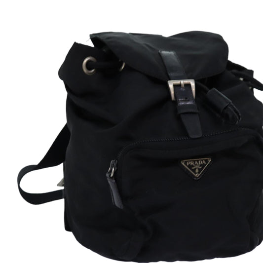 PRADA Backpack Nylon Black  72159
