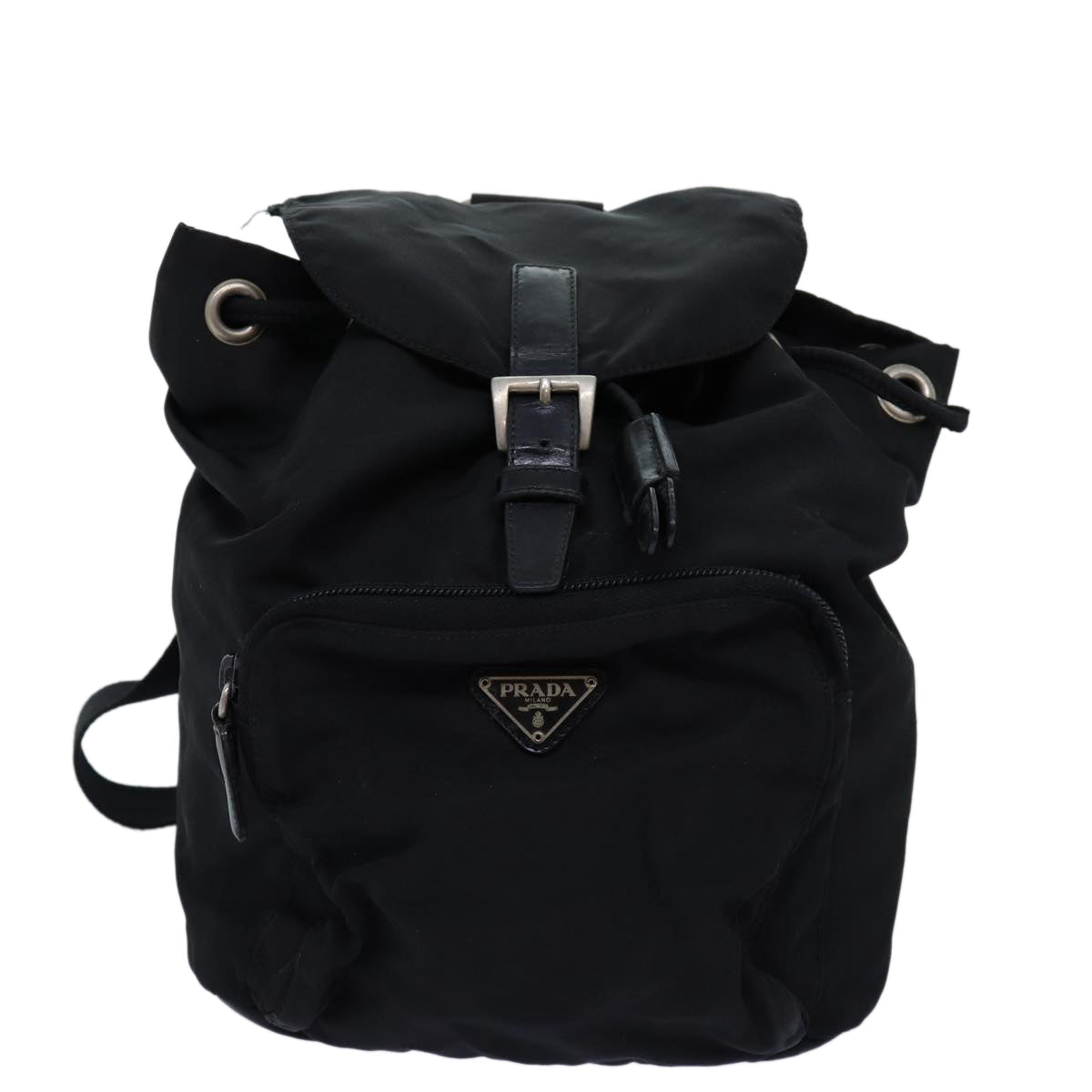 PRADA Backpack Nylon Black  72159