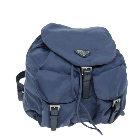 PRADA Backpack Nylon Blue  72169