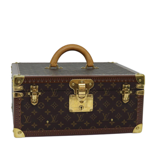 LOUIS VUITTON Monogram Attache Case Trunk SPO LV 72245S