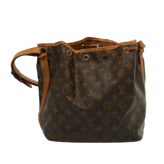 LOUIS VUITTON Monogram Petit Noe Shoulder Bag M42226 LV 72282
