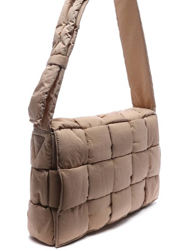 Bottega Veneta Padding Tech Cassette Shoulder Bag Beige