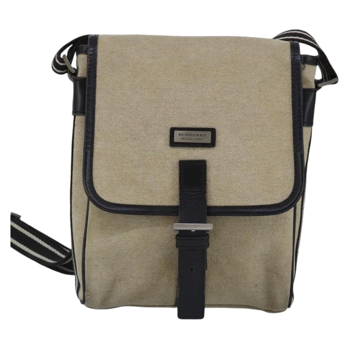 Burberry  Label  Canvas Shoulder Bag ()