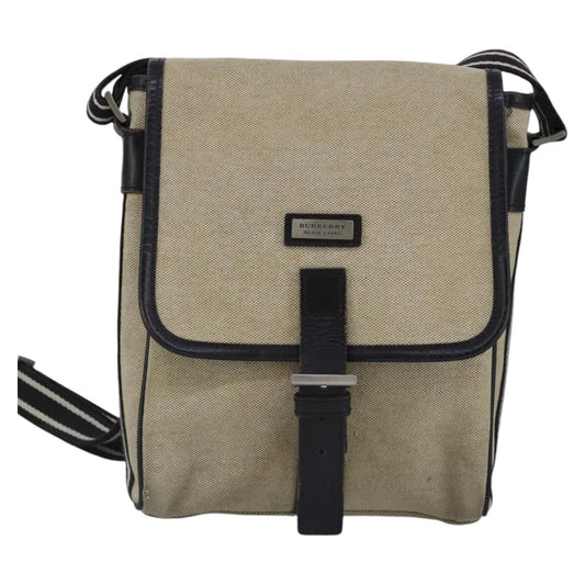 Burberry  Label  Canvas Shoulder Bag ()