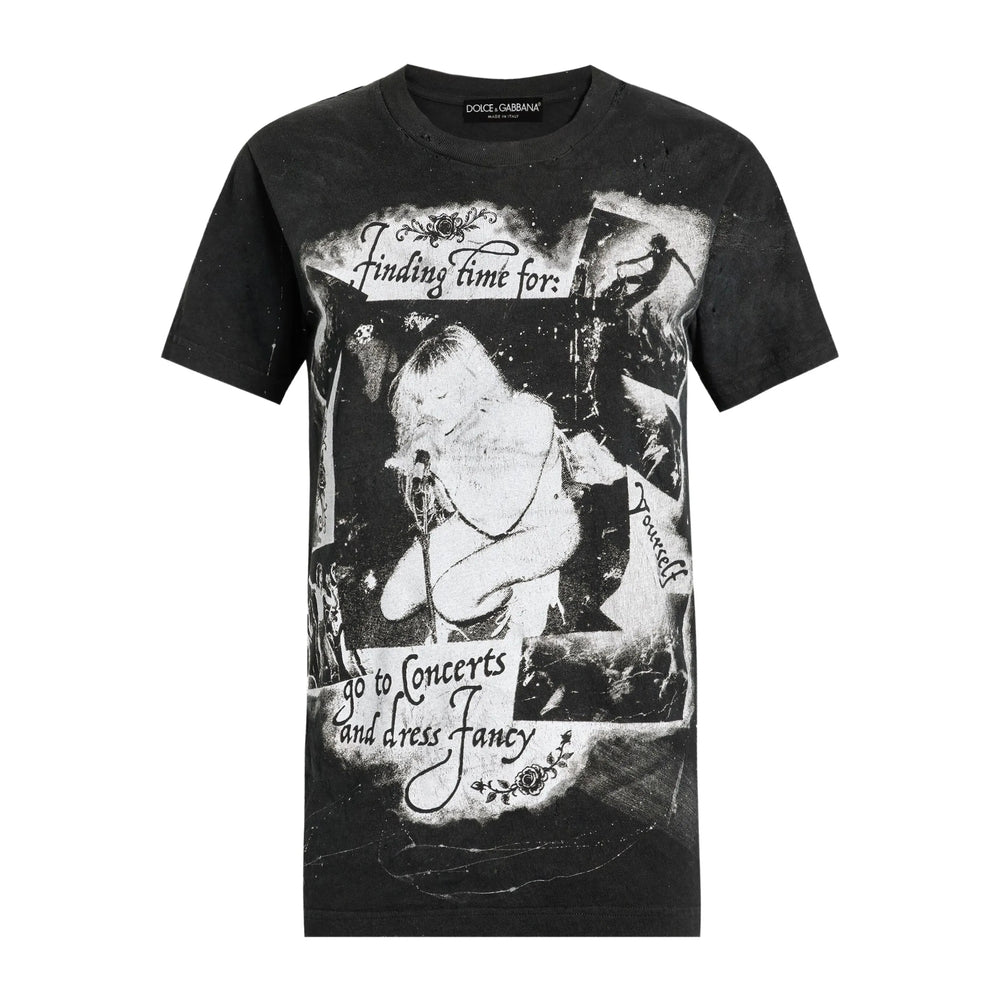 Dolce & Gabbana Black Tops - T-Shirts & Jerseys Women