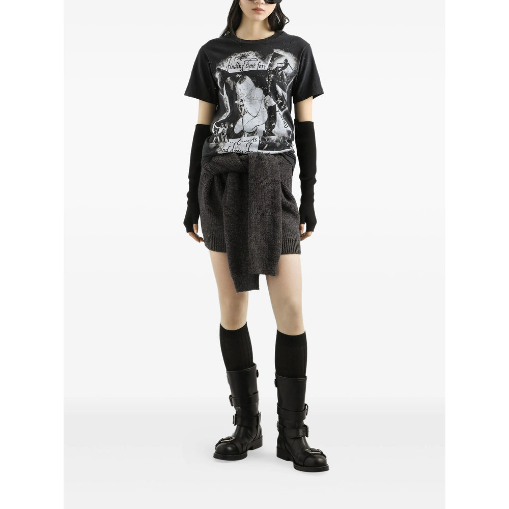 Dolce & Gabbana Black Tops - T-Shirts & Jerseys Women