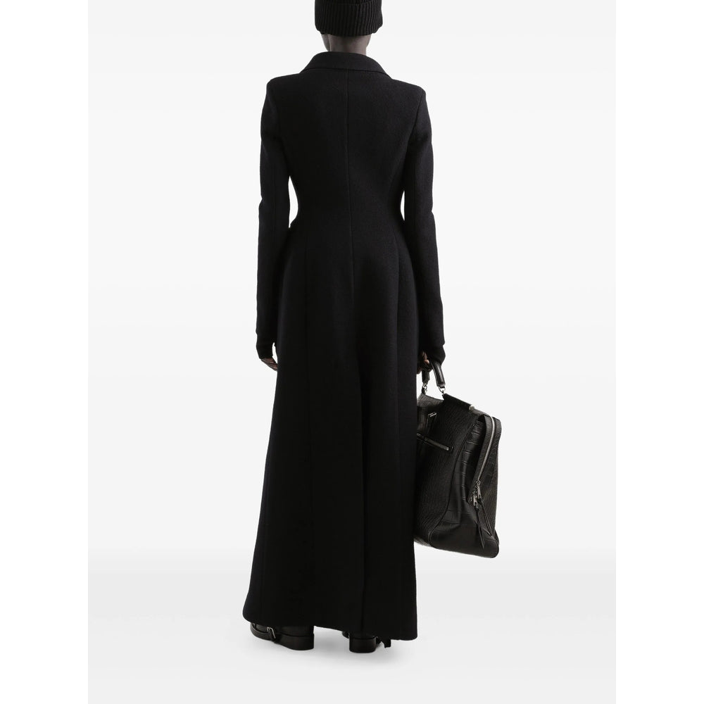 Dolce & Gabbana Black Coats - Double Breasted & Peacoats Women