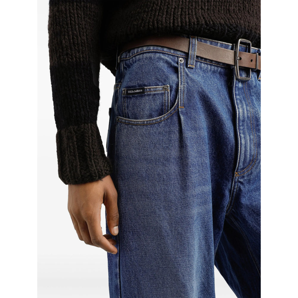 Dolce & Gabbana  Denim - Wide-Leg Jeans Men