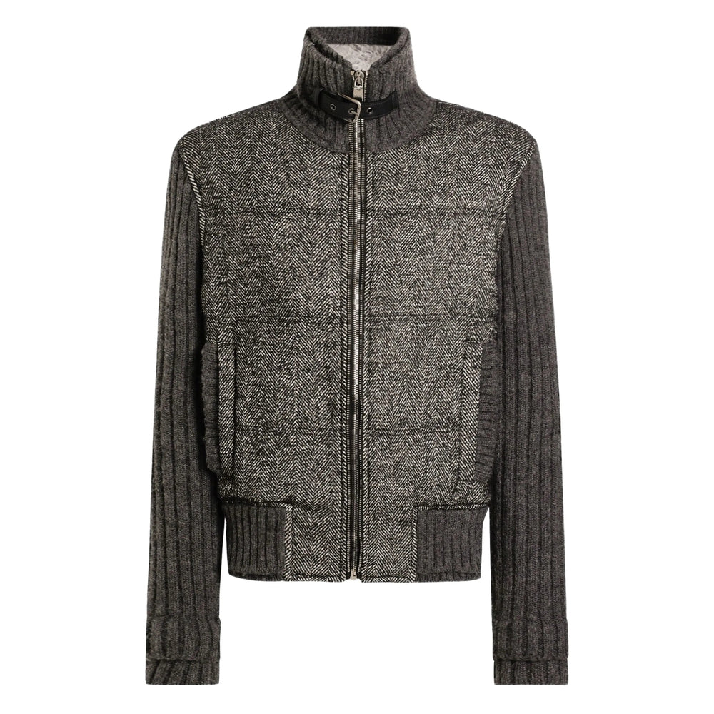 Dolce & Gabbana Grey Jackets - Bomber Jackets Men