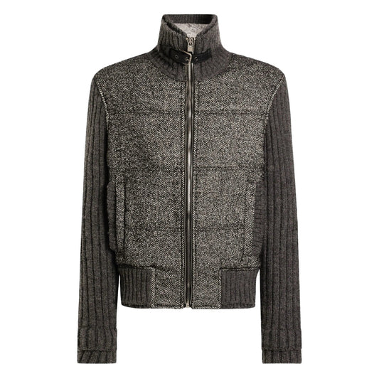 Dolce & Gabbana Grey Jackets - Bomber Jackets Men