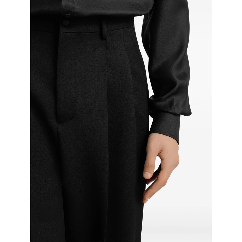 Dolce & Gabbana Black Trousers - Regular & Straight-Leg Trousers Men