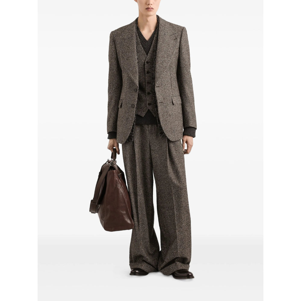 Dolce & Gabbana Brown Jackets - Blazers Men