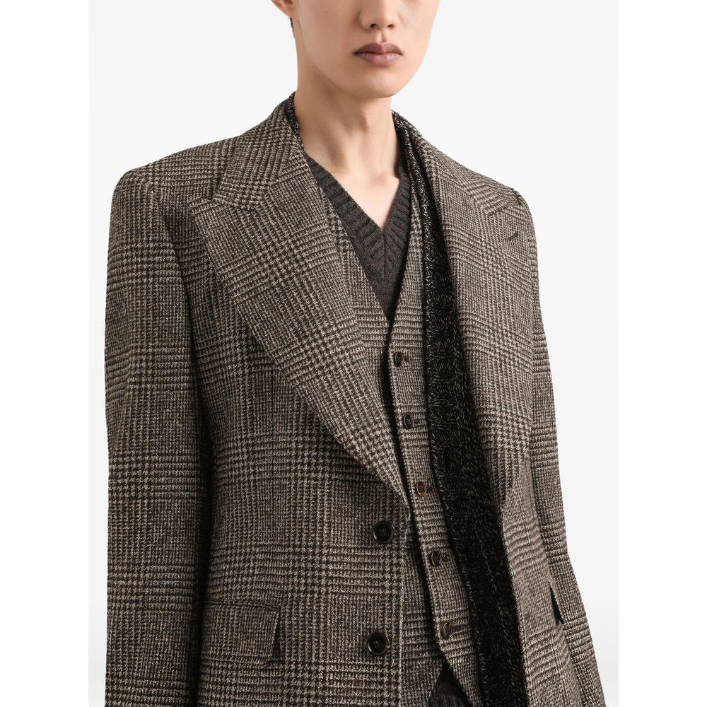 Dolce & Gabbana Brown Jackets - Blazers Men