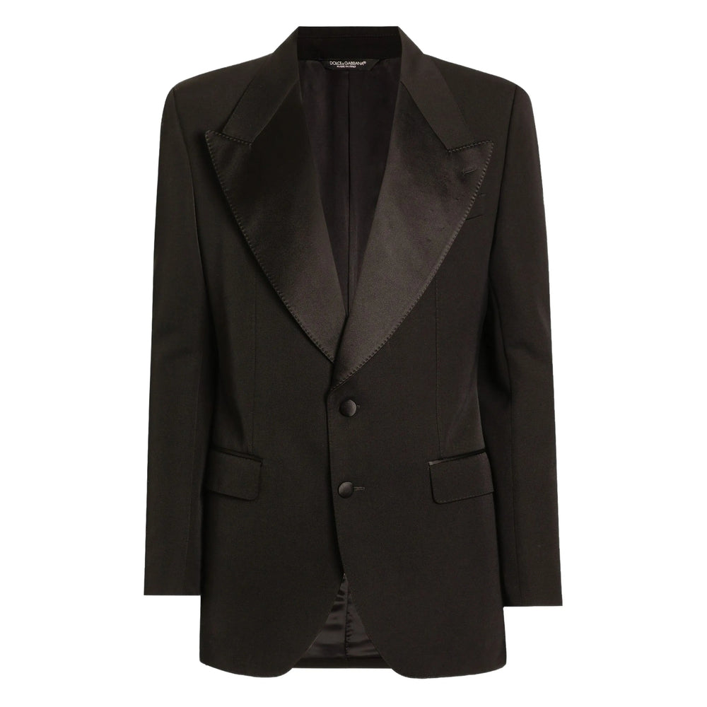Dolce & Gabbana Black Jackets - Suit & Dinner Jackets Men