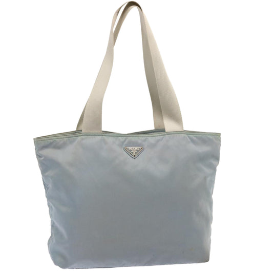 PRADA Tote Bag Nylon Blue  72537