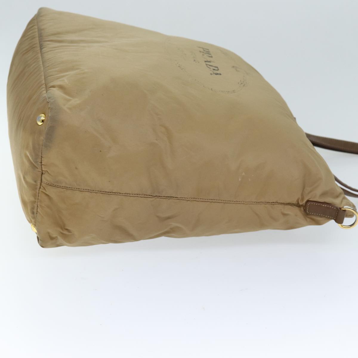 PRADA Tote Bag Nylon 2way Beige  72541