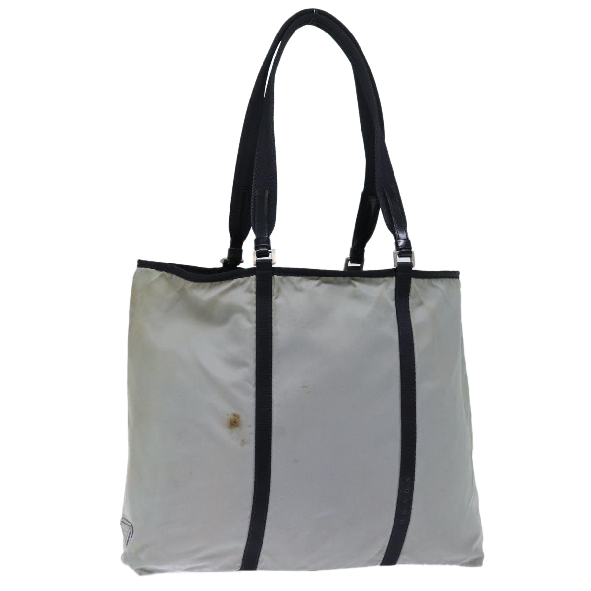 PRADA Tote Bag Nylon Gray  72560