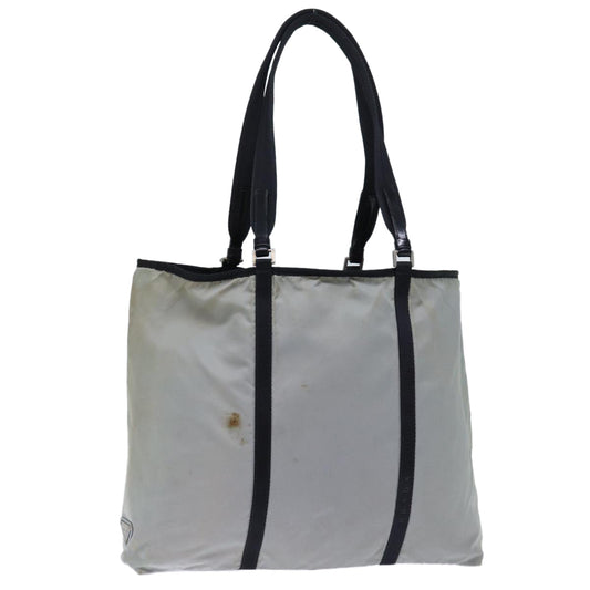 PRADA Tote Bag Nylon Gray  72560