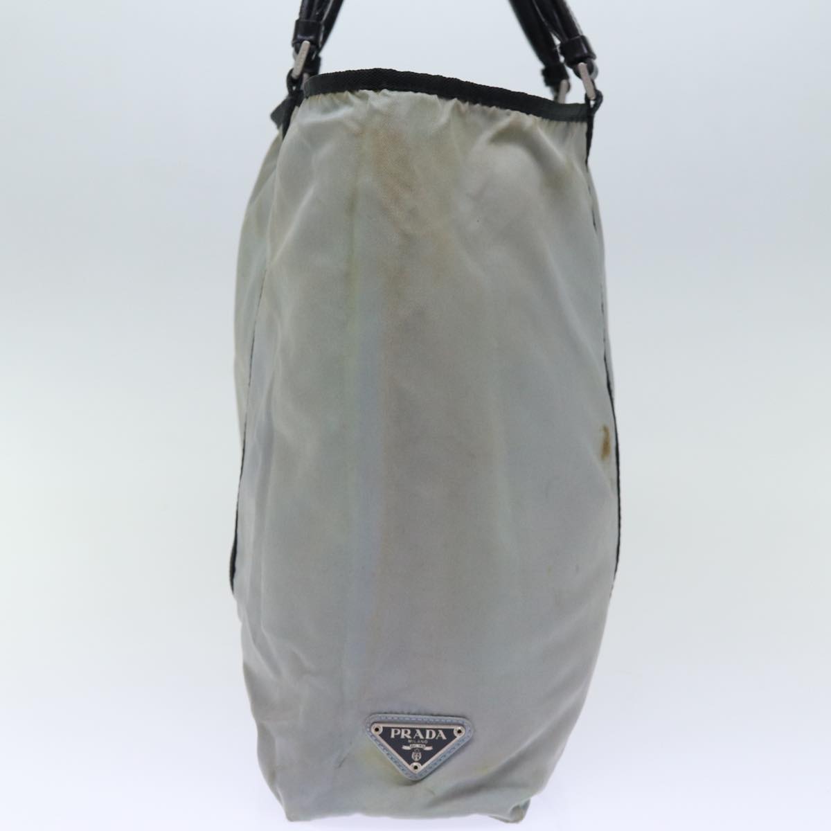 PRADA Tote Bag Nylon Gray  72560