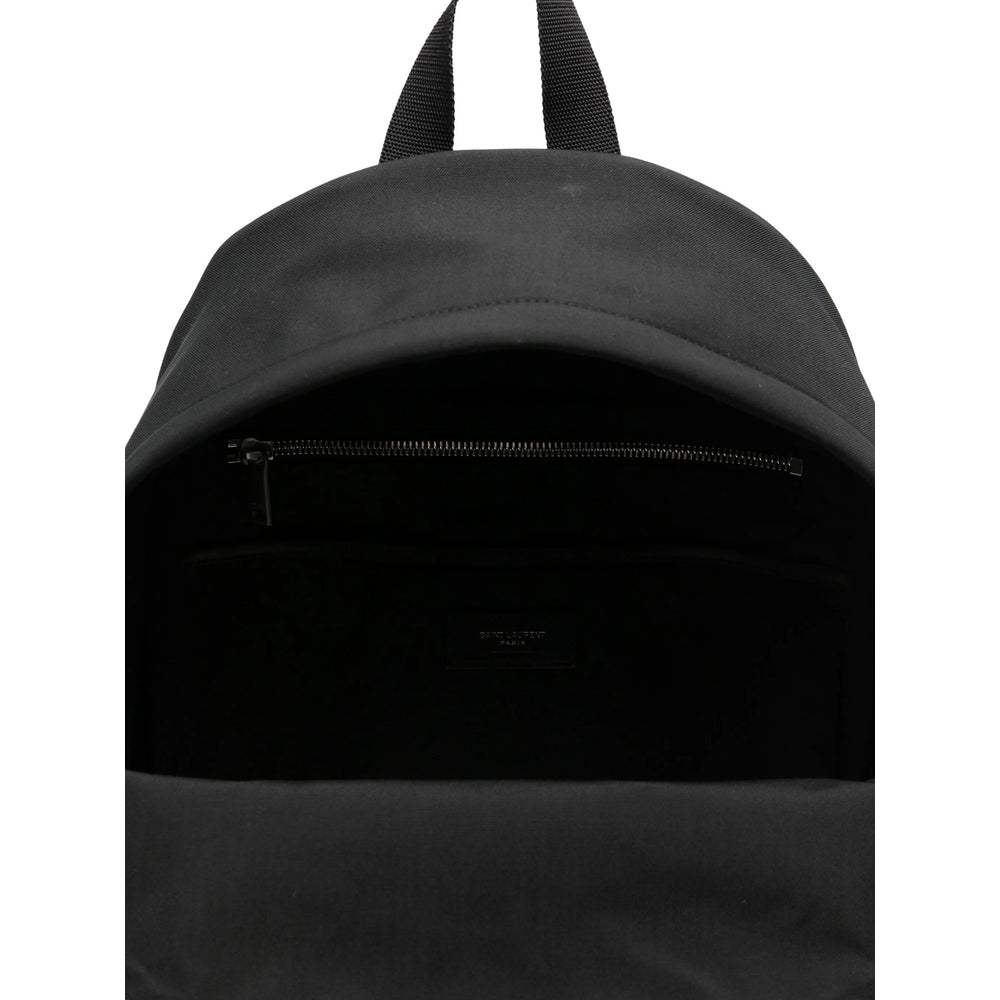 Saint Laurent Black Backpacks Men