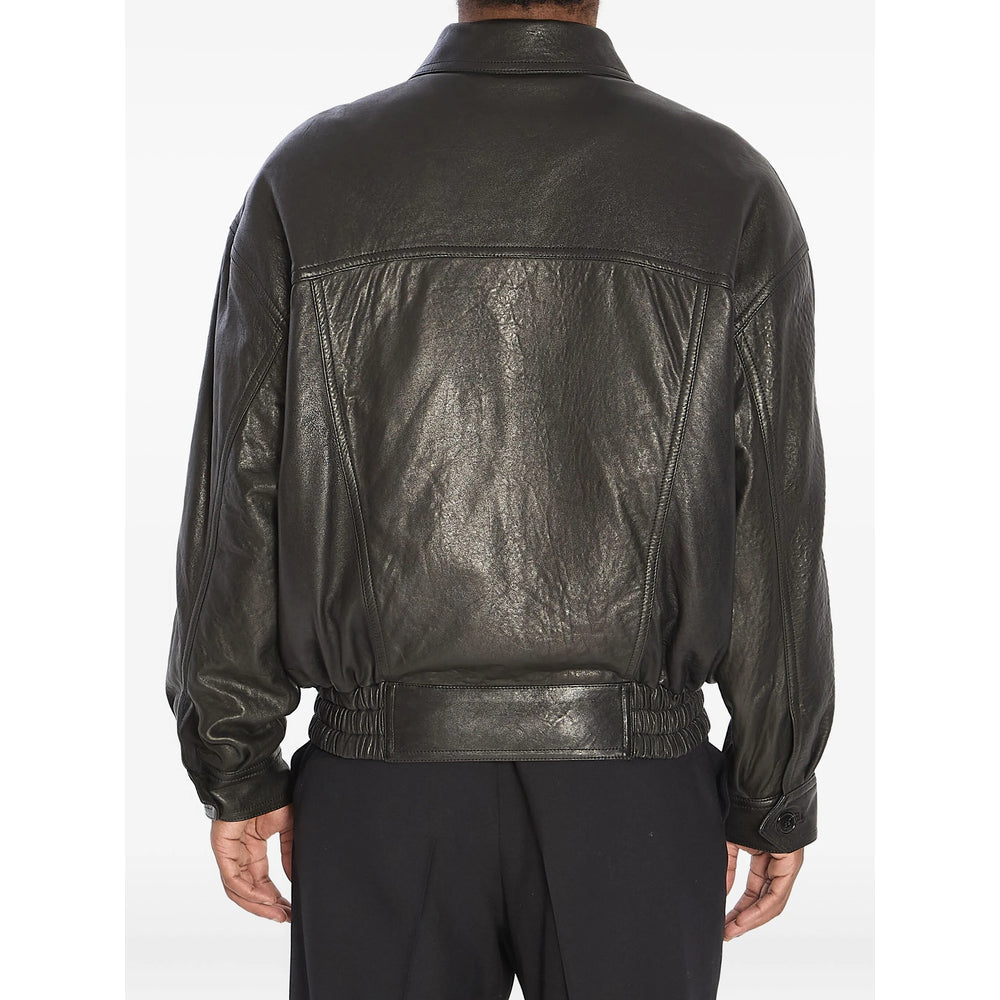 Saint Laurent Black Jackets - Leather Jackets Men