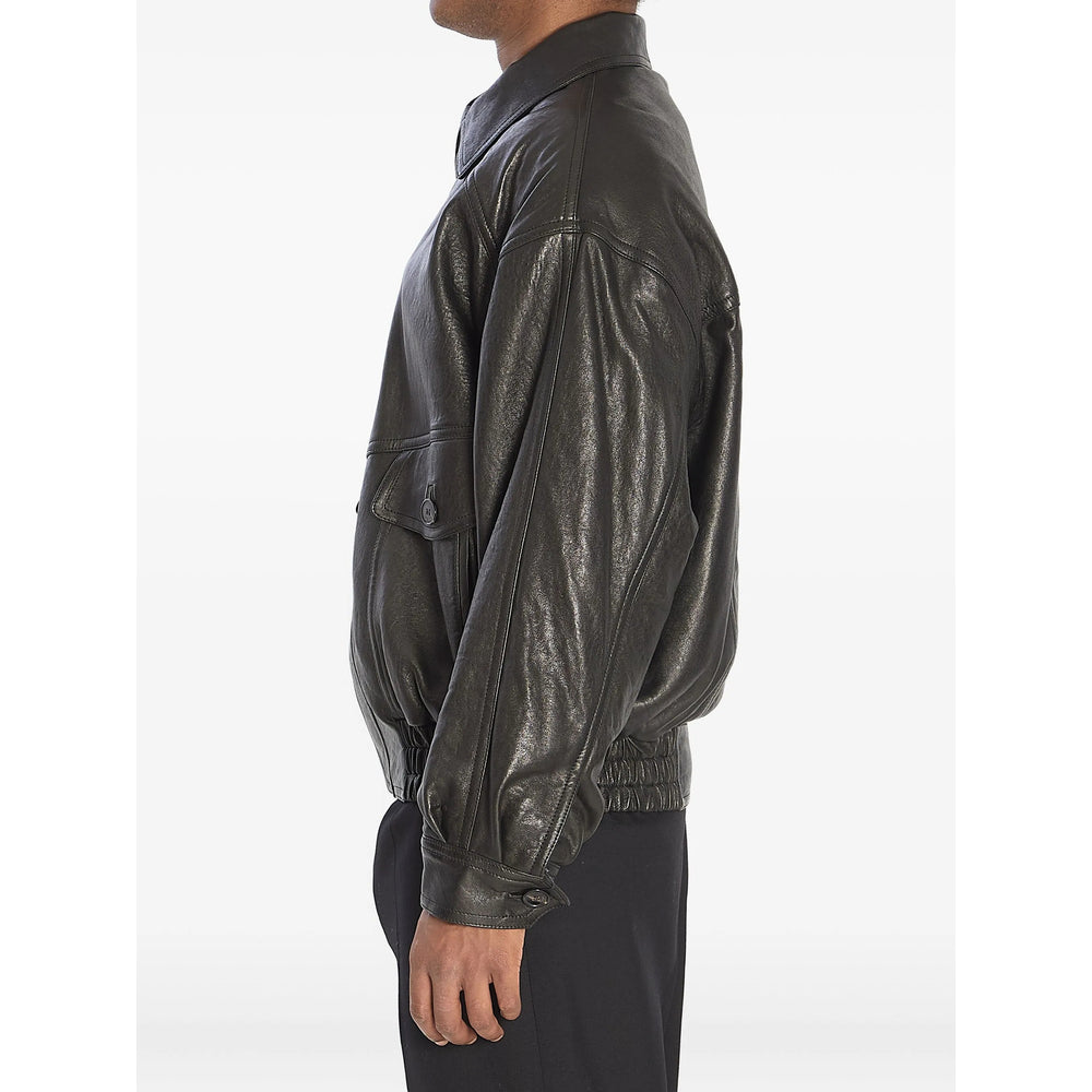 Saint Laurent Black Jackets - Leather Jackets Men