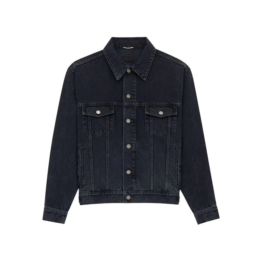 Saint Laurent Black Jackets - Denim Jackets Men