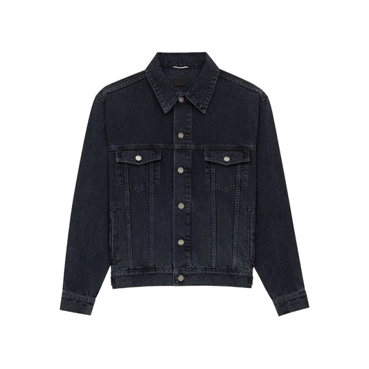 Saint Laurent Black Jackets - Denim Jackets Men