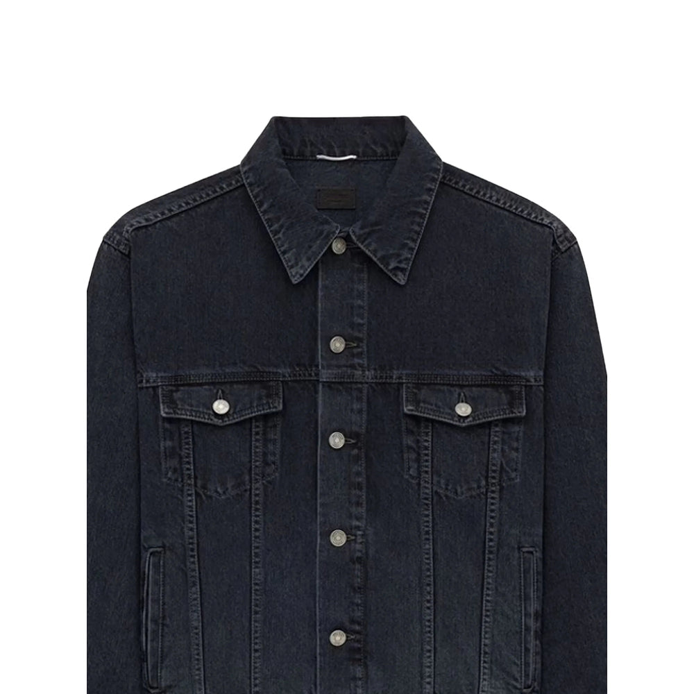 Saint Laurent Black Jackets - Denim Jackets Men