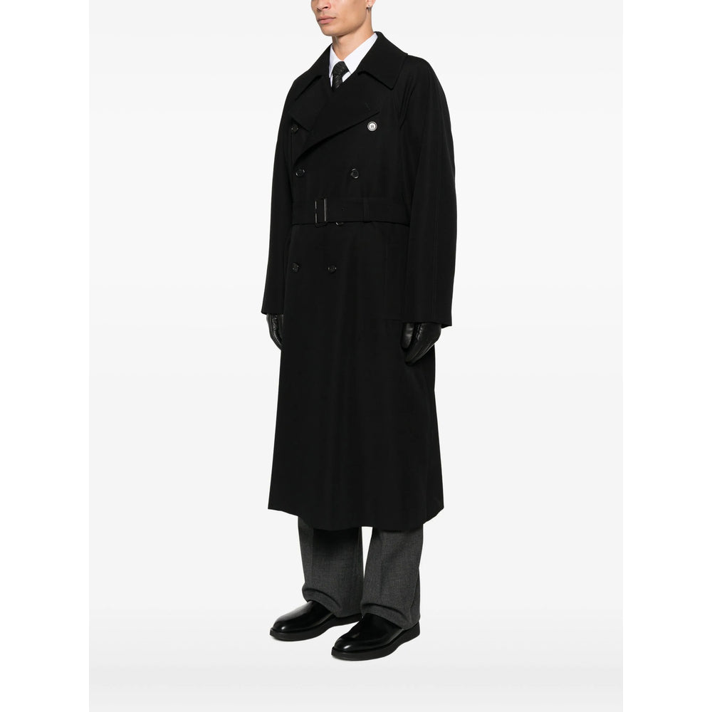 Saint Laurent Black Coats - Trench Coats Men