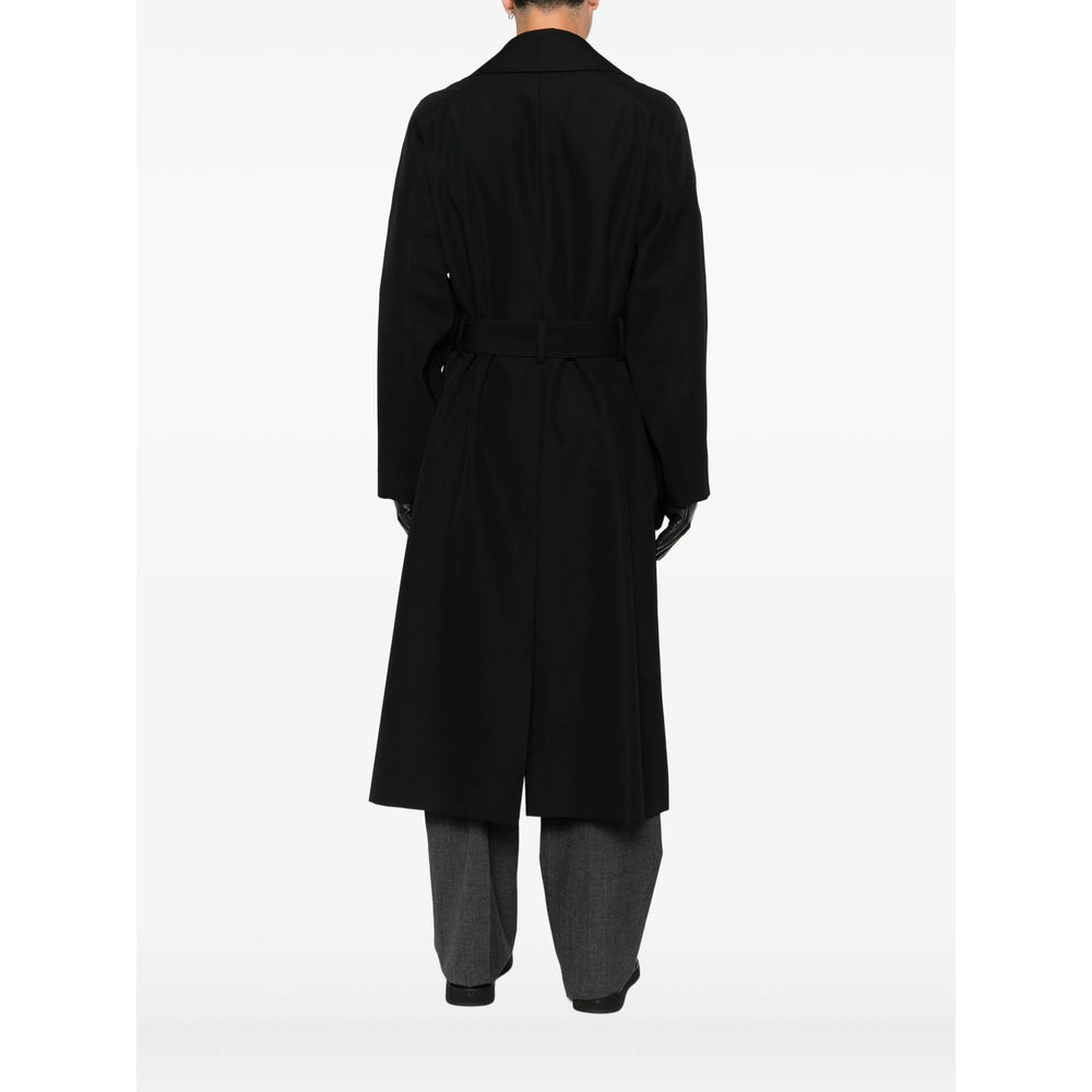 Saint Laurent Black Coats - Trench Coats Men