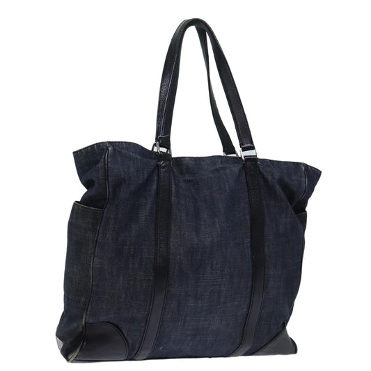 PRADA Tote Bag Denim Navy  72594