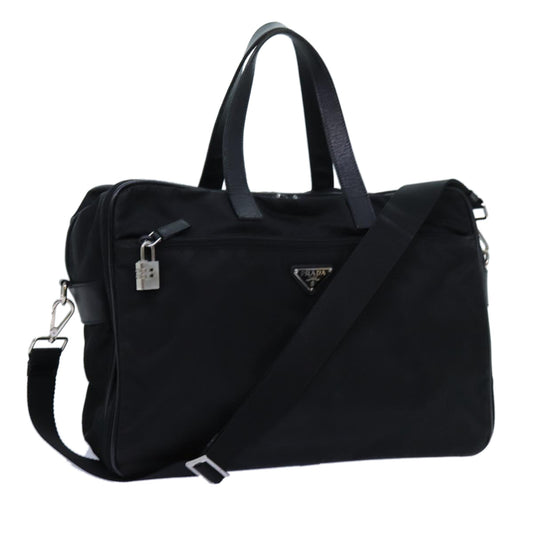 PRADA Hand Bag Nylon 2way Black  72647