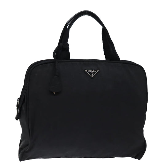 PRADA Hand Bag Nylon Black  72684