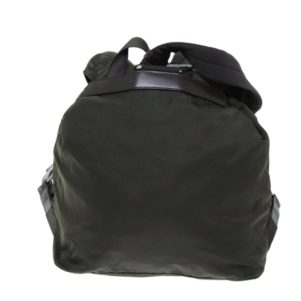 PRADA Backpack Nylon Khaki  72694