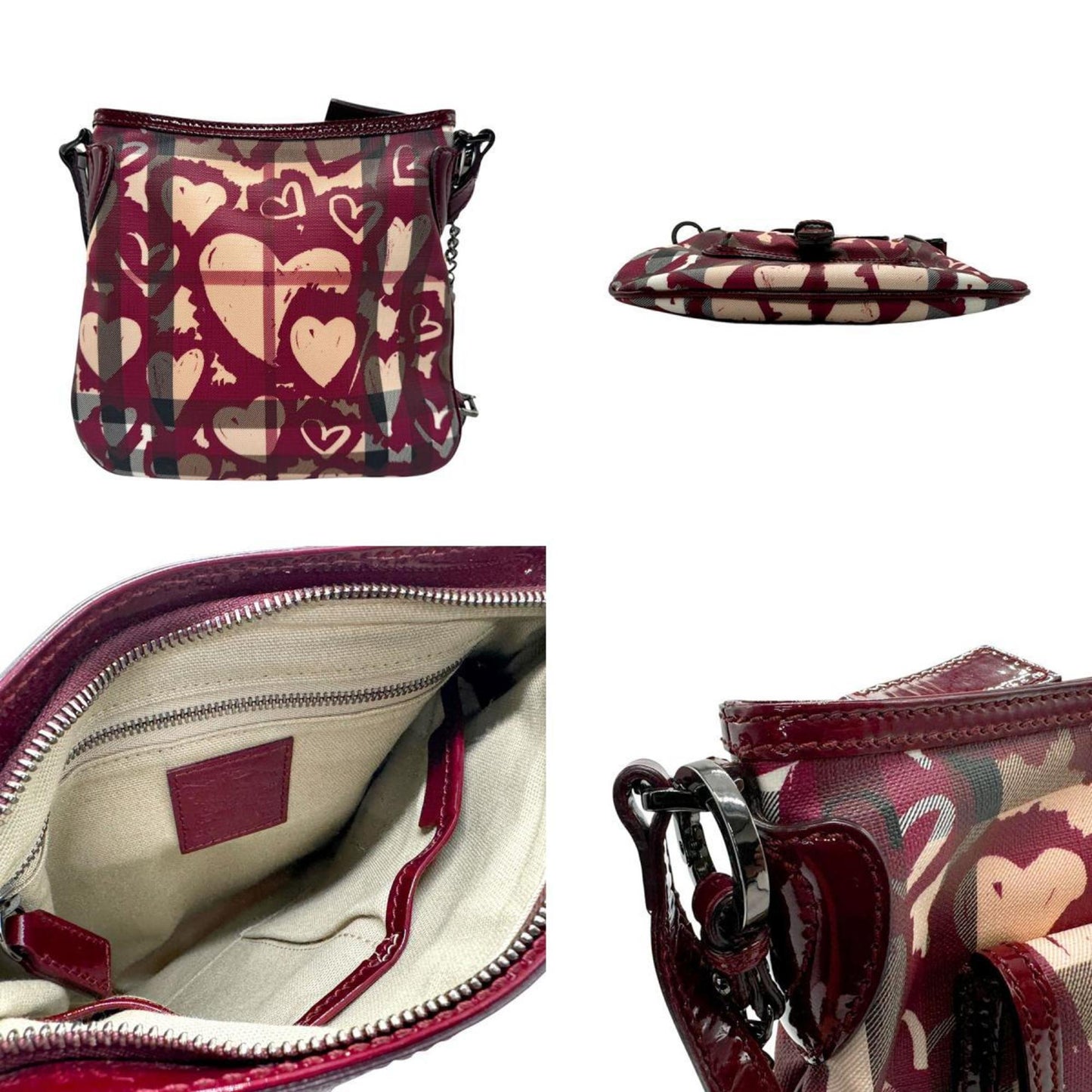 Burberry   Patent Leather Pvc Shoulder Bag ()