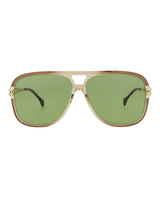 Aviator-Frame Acetate Sunglasses