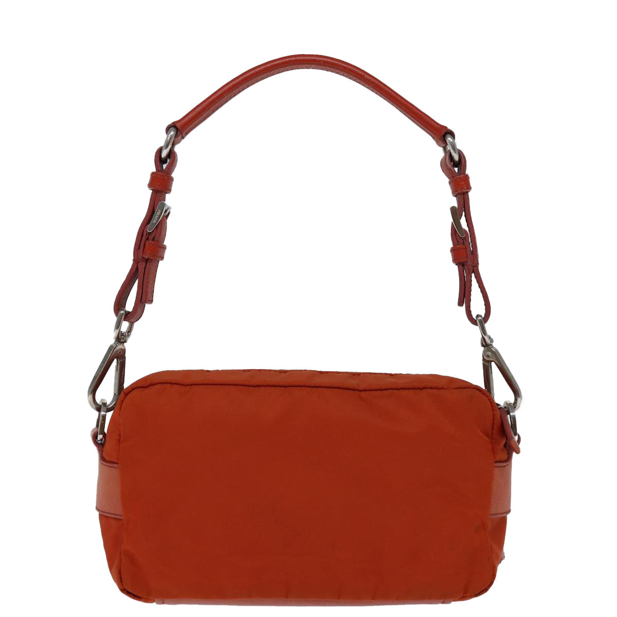 PRADA Shoulder Bag Nylon Orange  72716