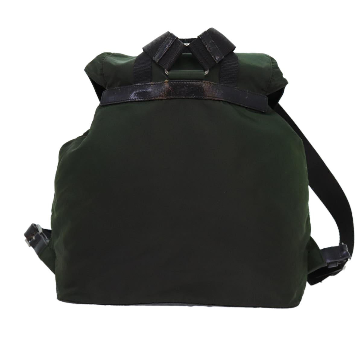 PRADA Backpack Nylon Khaki  72783