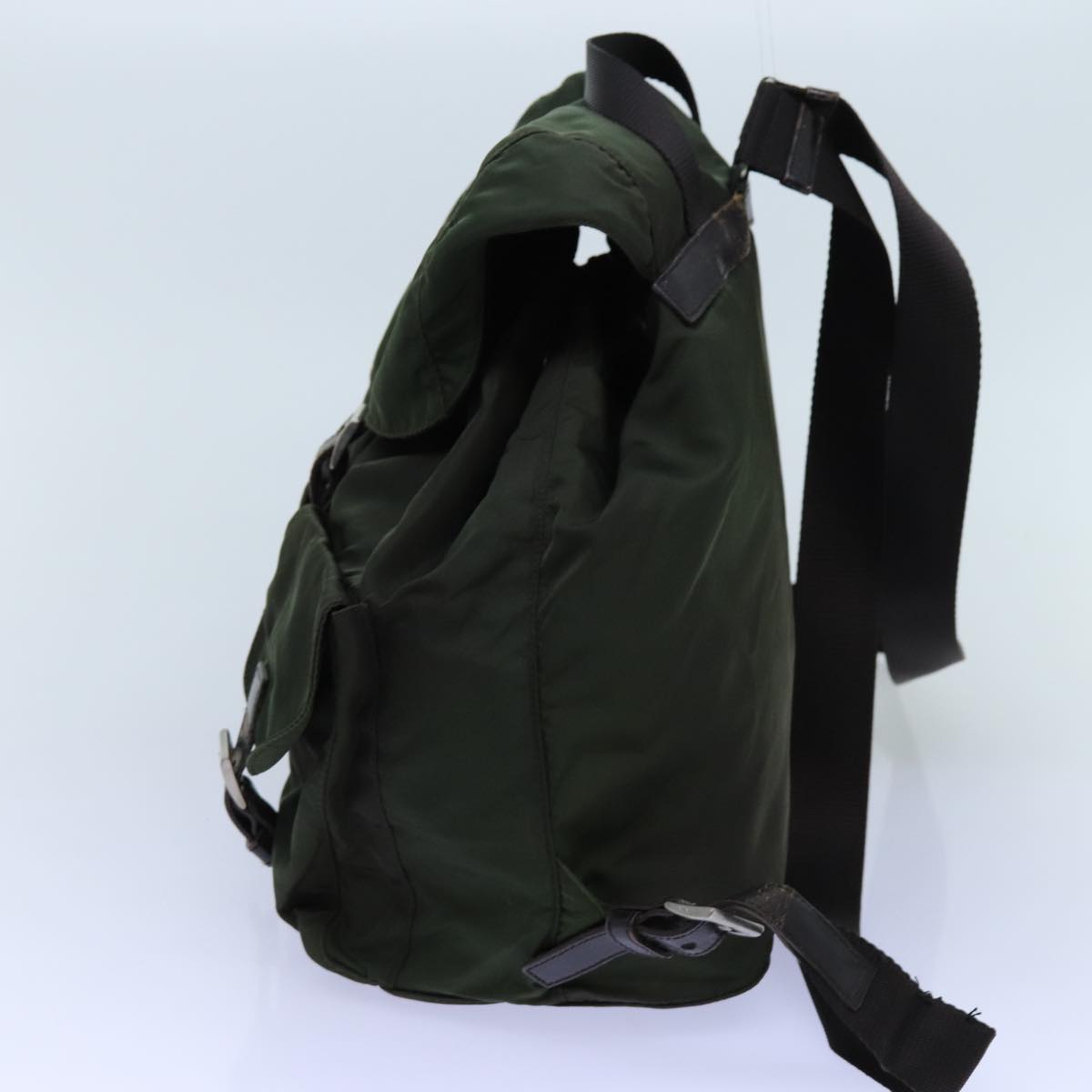 PRADA Backpack Nylon Khaki  72783