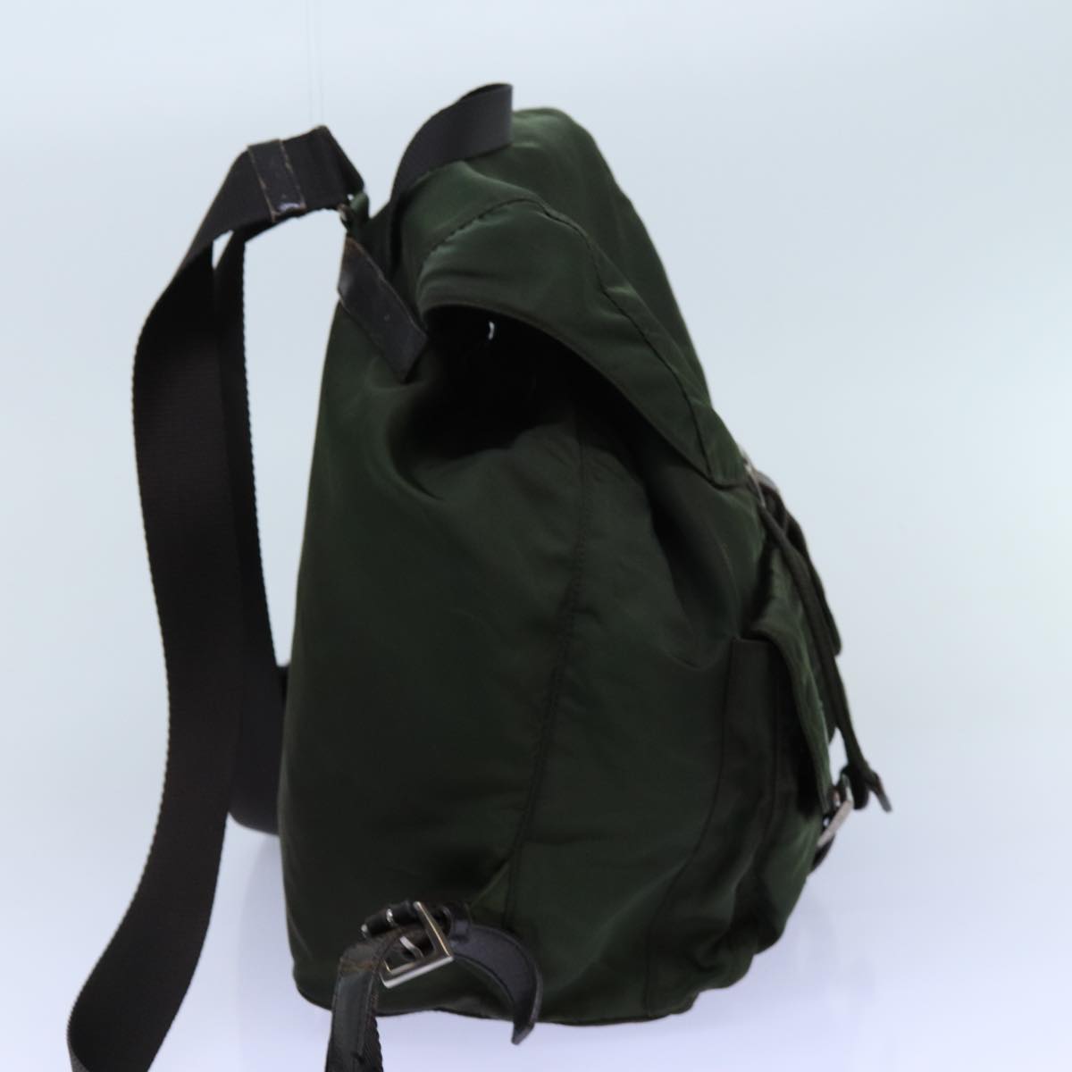 PRADA Backpack Nylon Khaki  72783