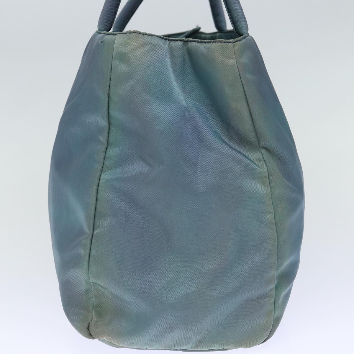 PRADA Hand Bag Nylon Blue  72857