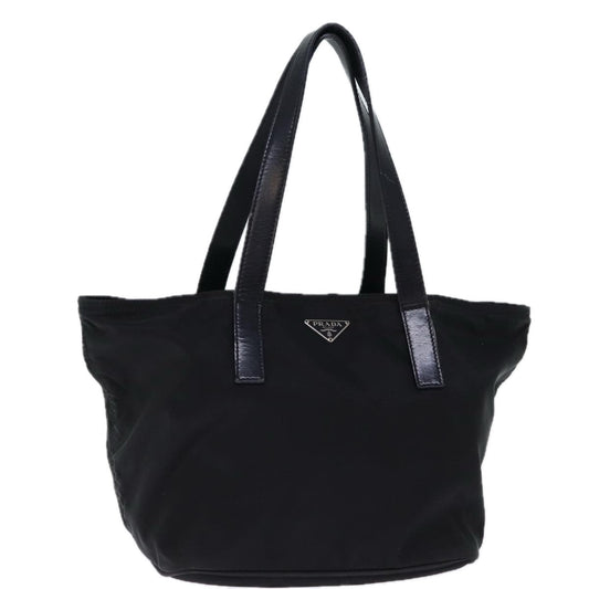 PRADA Hand Bag Nylon Black  72864