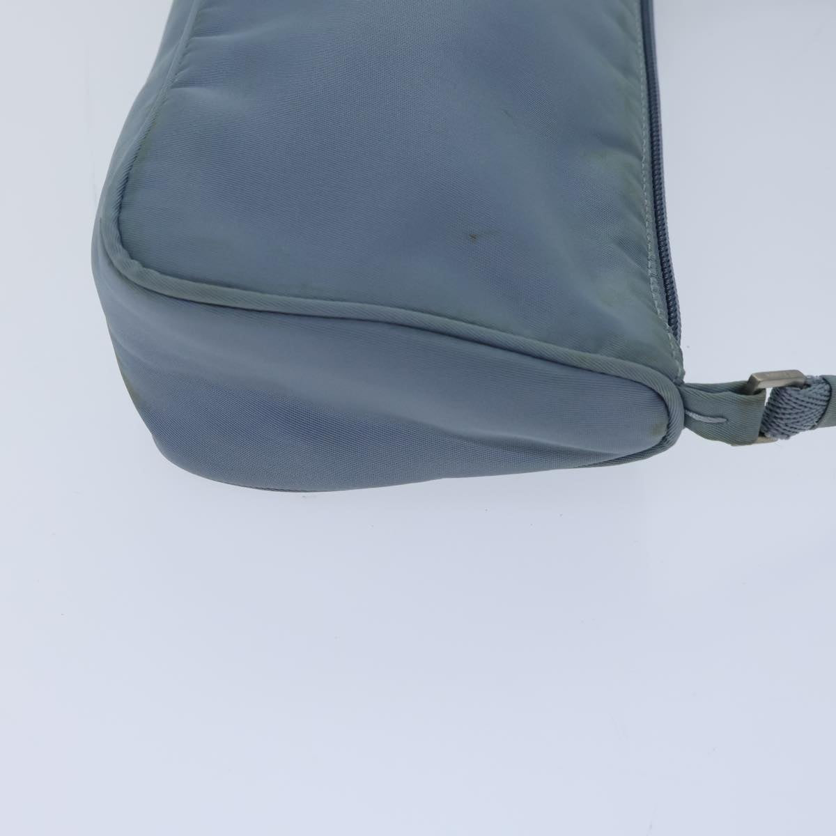 PRADA Accessory Pouch Nylon Light Blue  72954
