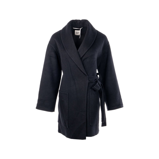Hermes size 34 Manteau inspi Cache Coeur Coat cashmere black