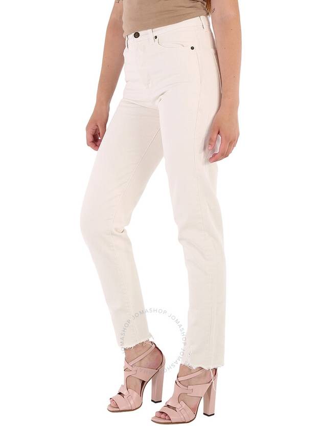 Saint Laurent Saint Laurent Distressed Straight-Leg Jeans, Waist Size 28"