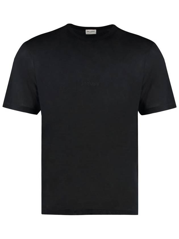 Saint Laurent Basic Short Sleeve T-Shirt Black