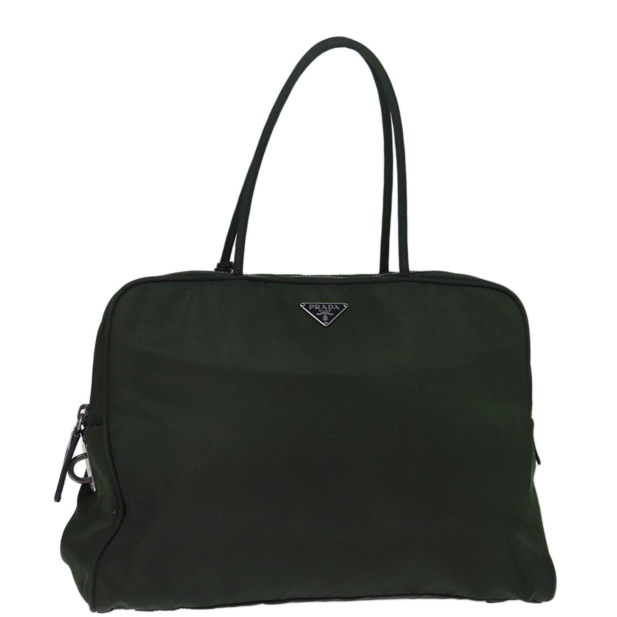 PRADA Hand Bag Nylon Khaki  73205