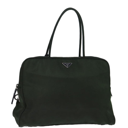 PRADA Hand Bag Nylon Khaki  73205